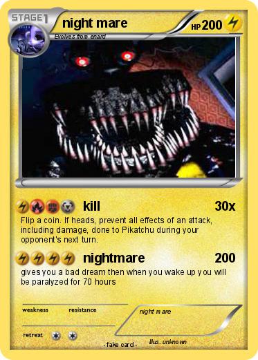 Pokemon night mare