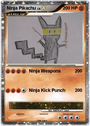 Pokemon Ninja Pikachu