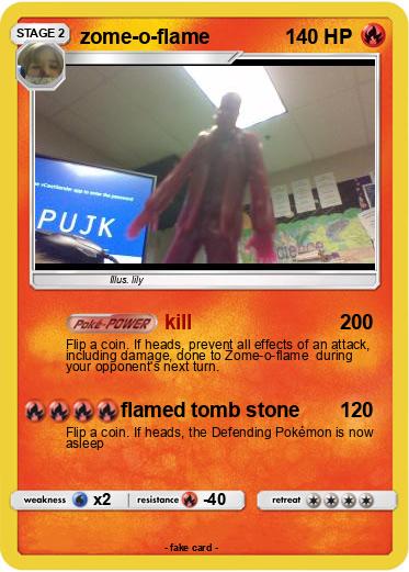 Pokemon zome-o-flame