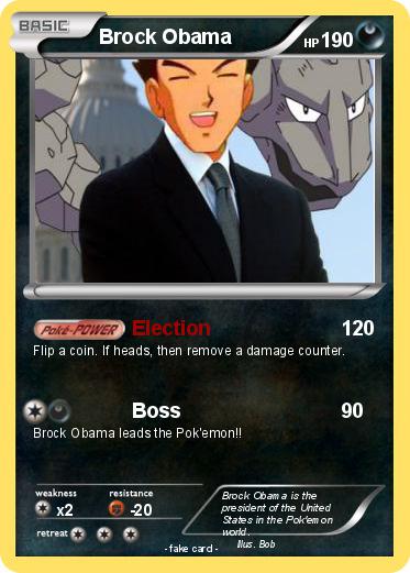 Pokemon Brock Obama