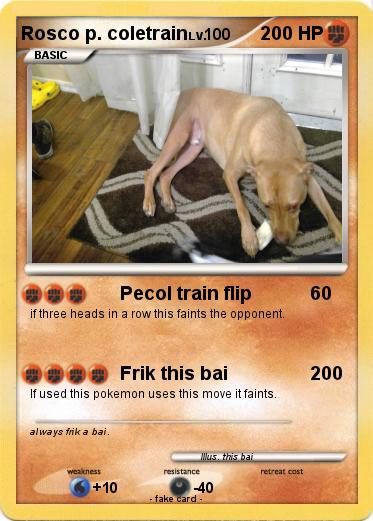 Pokemon Rosco p. coletrain