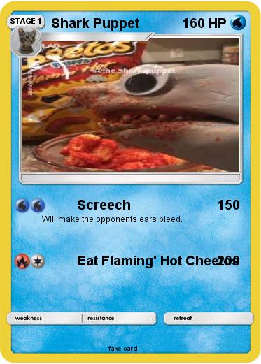 Pokemon Shark Puppet