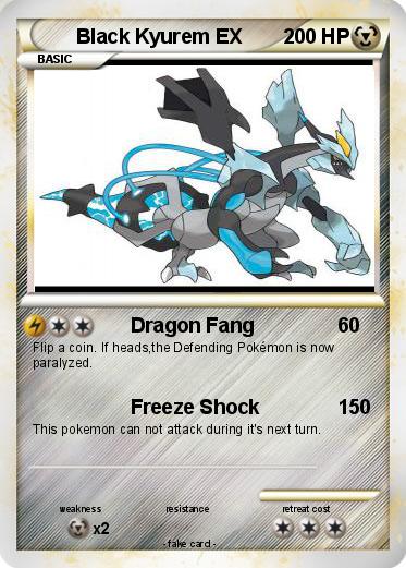 Pokemon Black Kyurem EX