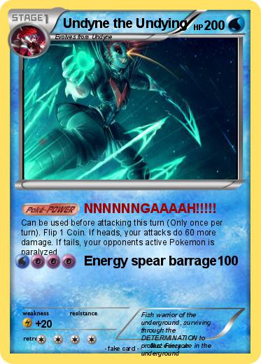 Pokemon Undyne the Undying