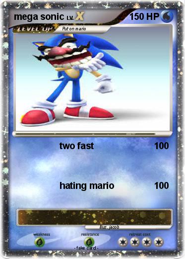 Pokemon mega sonic