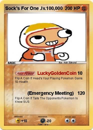 Pokemon Sock's For One .lv.100,000