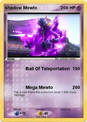 Pokemon shadow Mewto