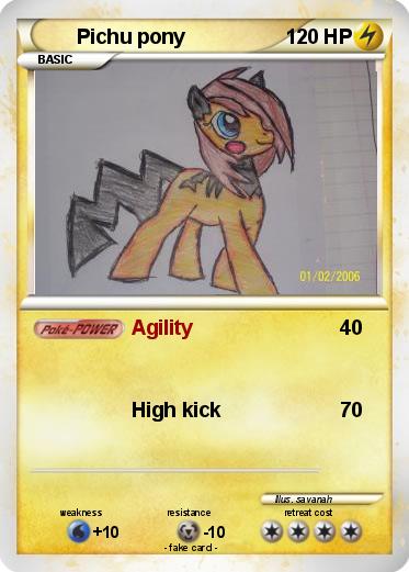 Pokemon Pichu pony