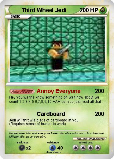 Pokemon Third Wheel Jedi