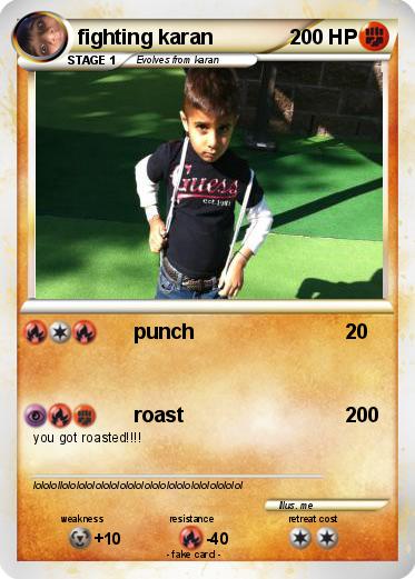 Pokemon fighting karan