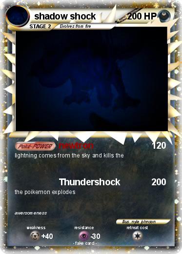 Pokemon shadow shock