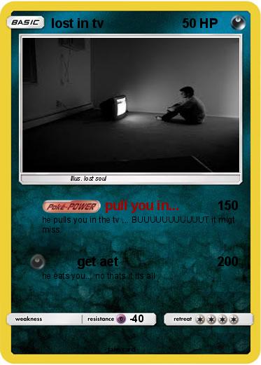 Pokemon lost in tv