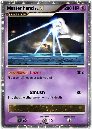 Pokemon Master hand