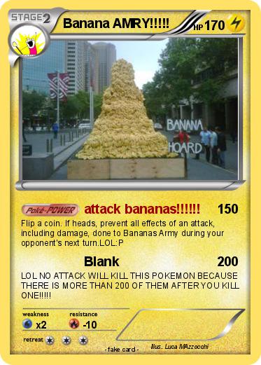 Pokemon Banana AMRY!!!!!