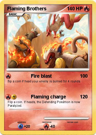 Pokemon Flaming Brothers