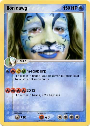 Pokemon lion dawg