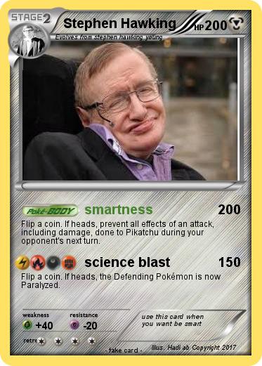Pokemon Stephen Hawking