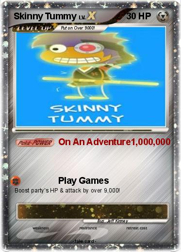 Pokemon Skinny Tummy