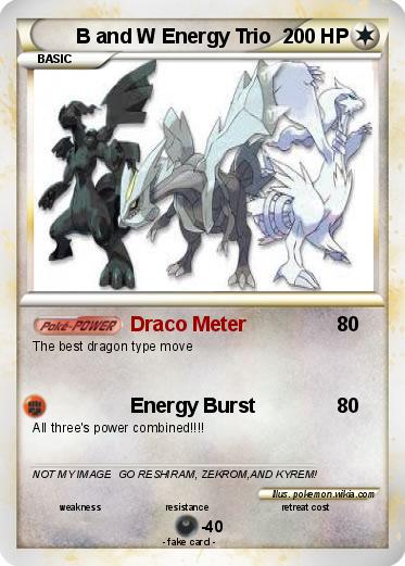 Pokemon B and W Energy Trio