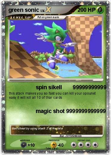 Pokemon green sonic