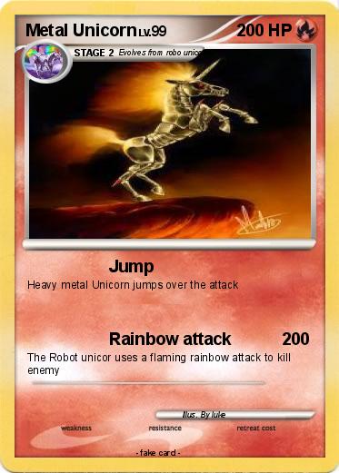 Pokemon Metal Unicorn