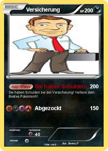 Pokemon Versicherung