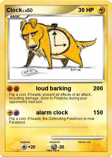 Pokemon Clock