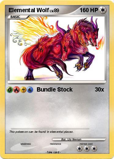 Pokemon Elemental Wolf