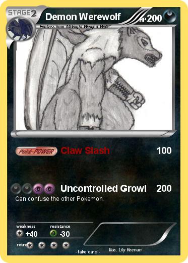 Pokemon Demon Werewolf