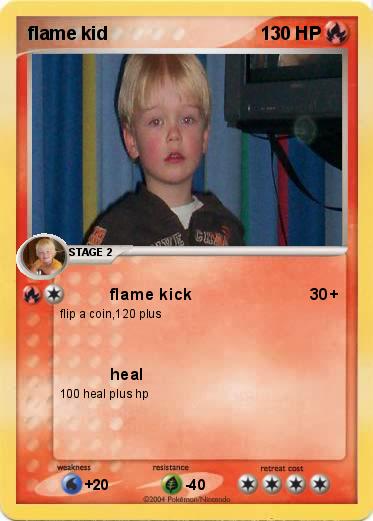 Pokemon flame kid