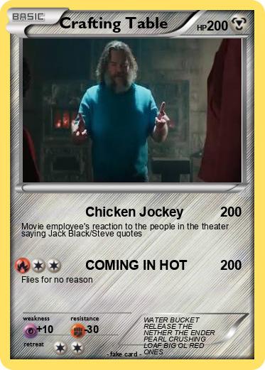 Pokemon Crafting Table