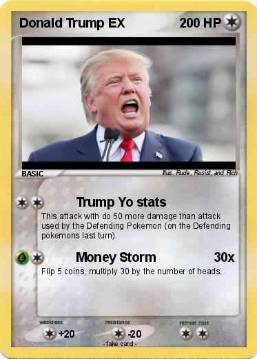 Pokemon Donald Trump EX