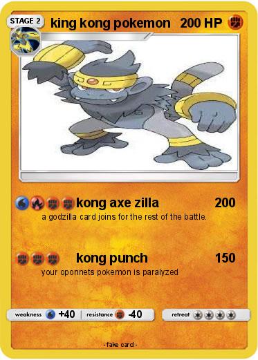 Pokemon king kong pokemon