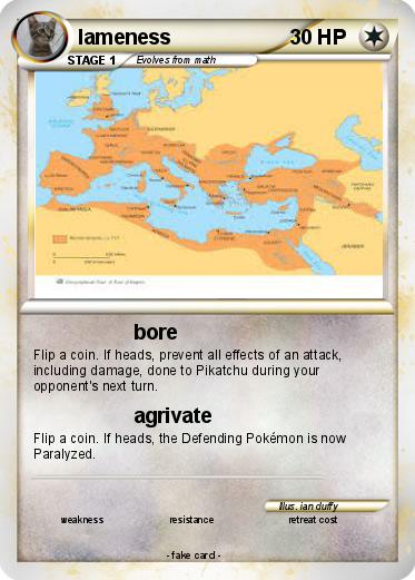 Pokemon lameness