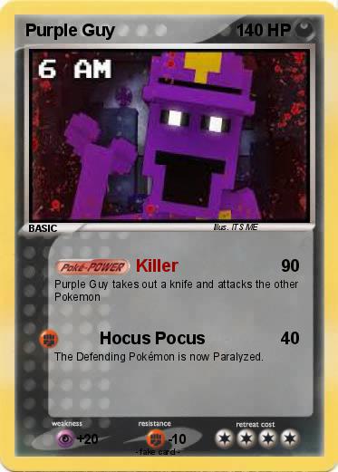 Pokemon Purple Guy