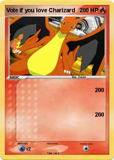 Pokemon Vote if you love Charizard