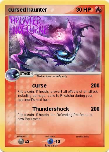 Pokemon cursed haunter