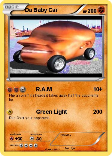Pokemon Da Baby Car