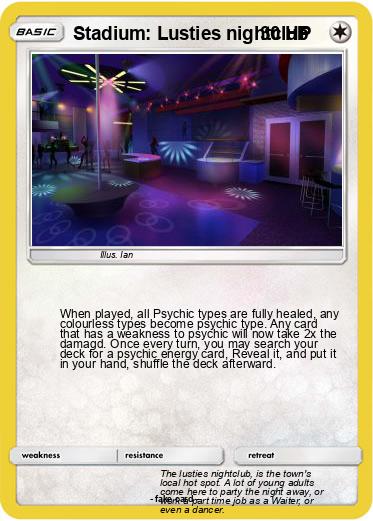 Pokemon Stadium: Lusties nightclub