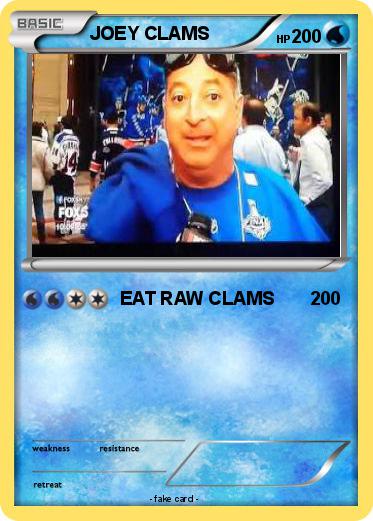 Pokemon JOEY CLAMS