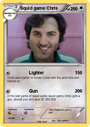 Pokemon Squid game Chris