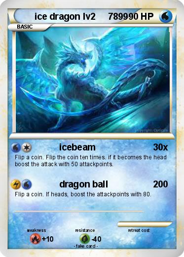 Pokemon ice dragon lv2     7899