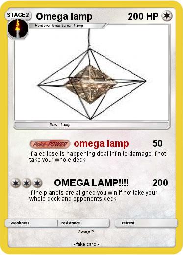Pokemon Omega lamp