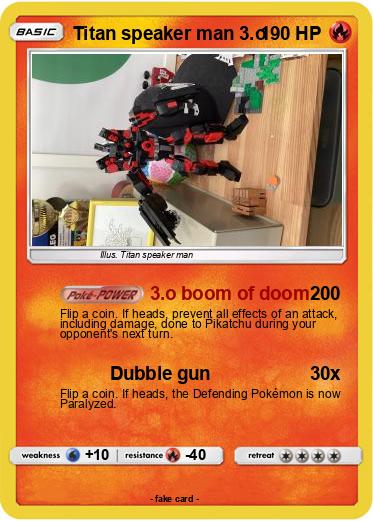 Pokemon Titan speaker man 3.o