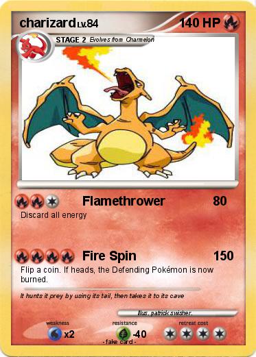 Pokemon charizard