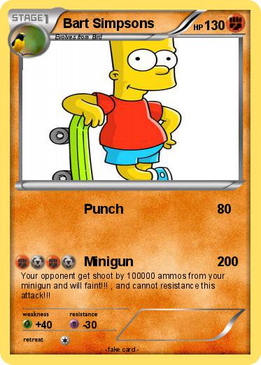 Pokemon Bart Simpsons