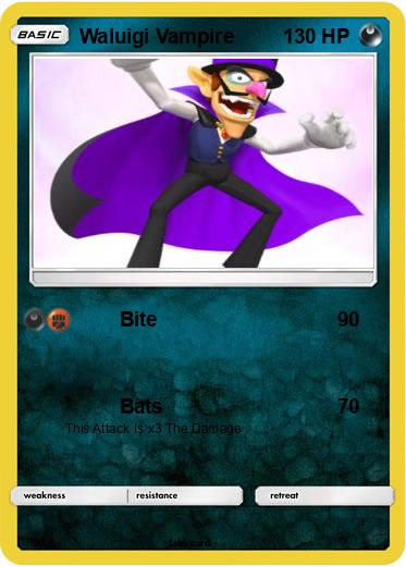 Pokemon Waluigi Vampire