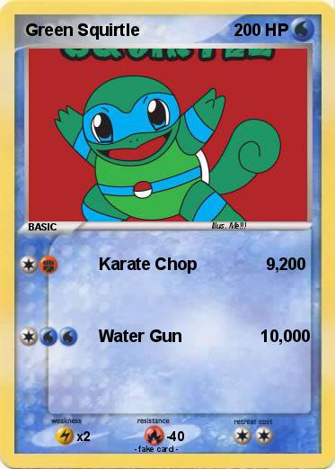 Pokemon Green Squirtle
