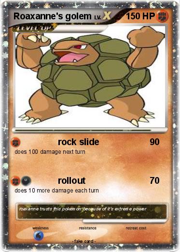 Pokemon Roaxanne's golem