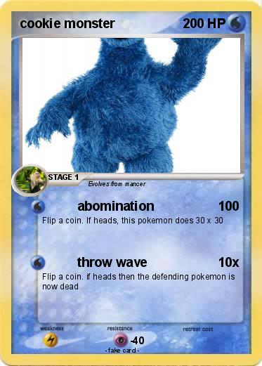 Pokemon cookie monster